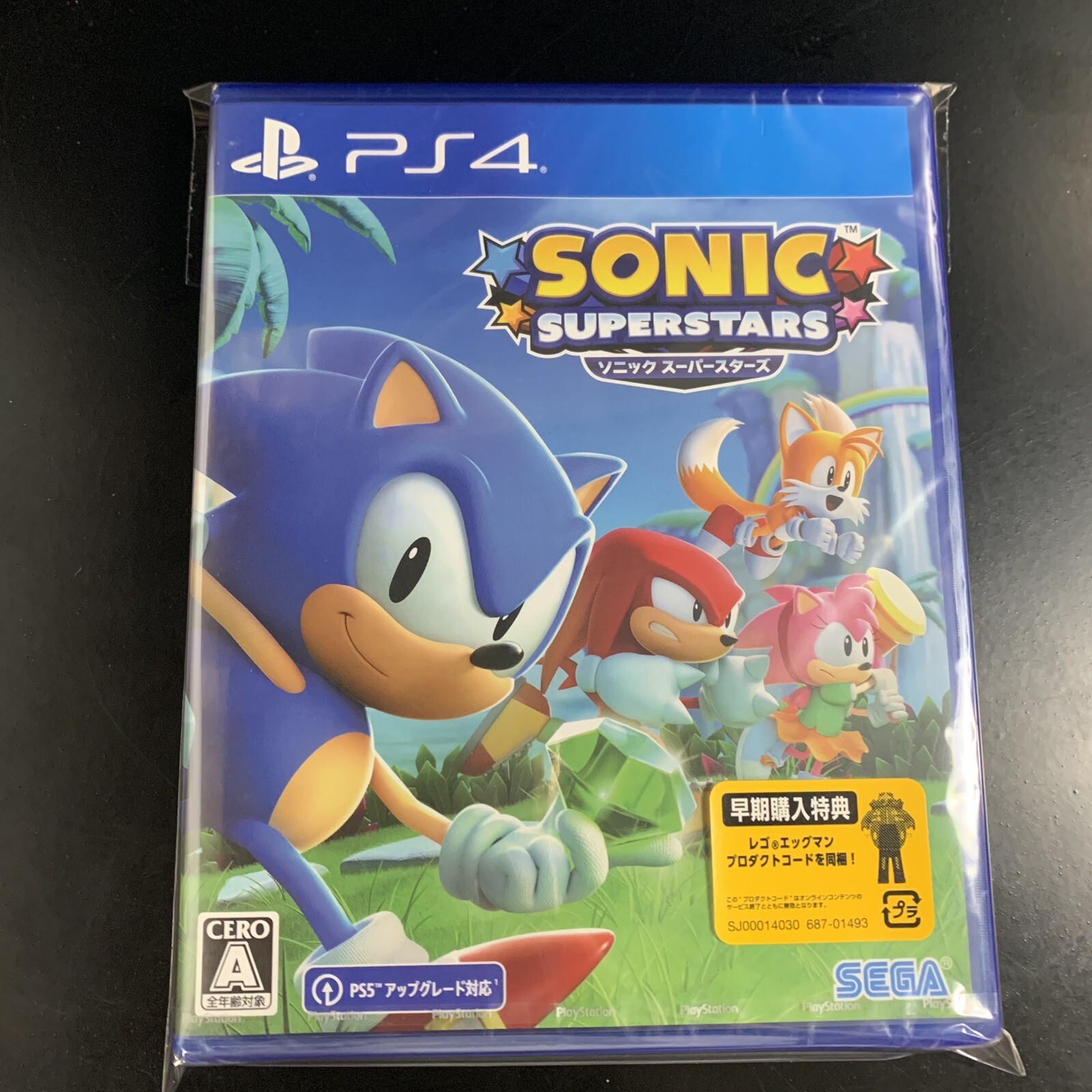 Unopened PS4 Sonic Superstars Sony PlayStation 4 Sega Sealed Platformer JP