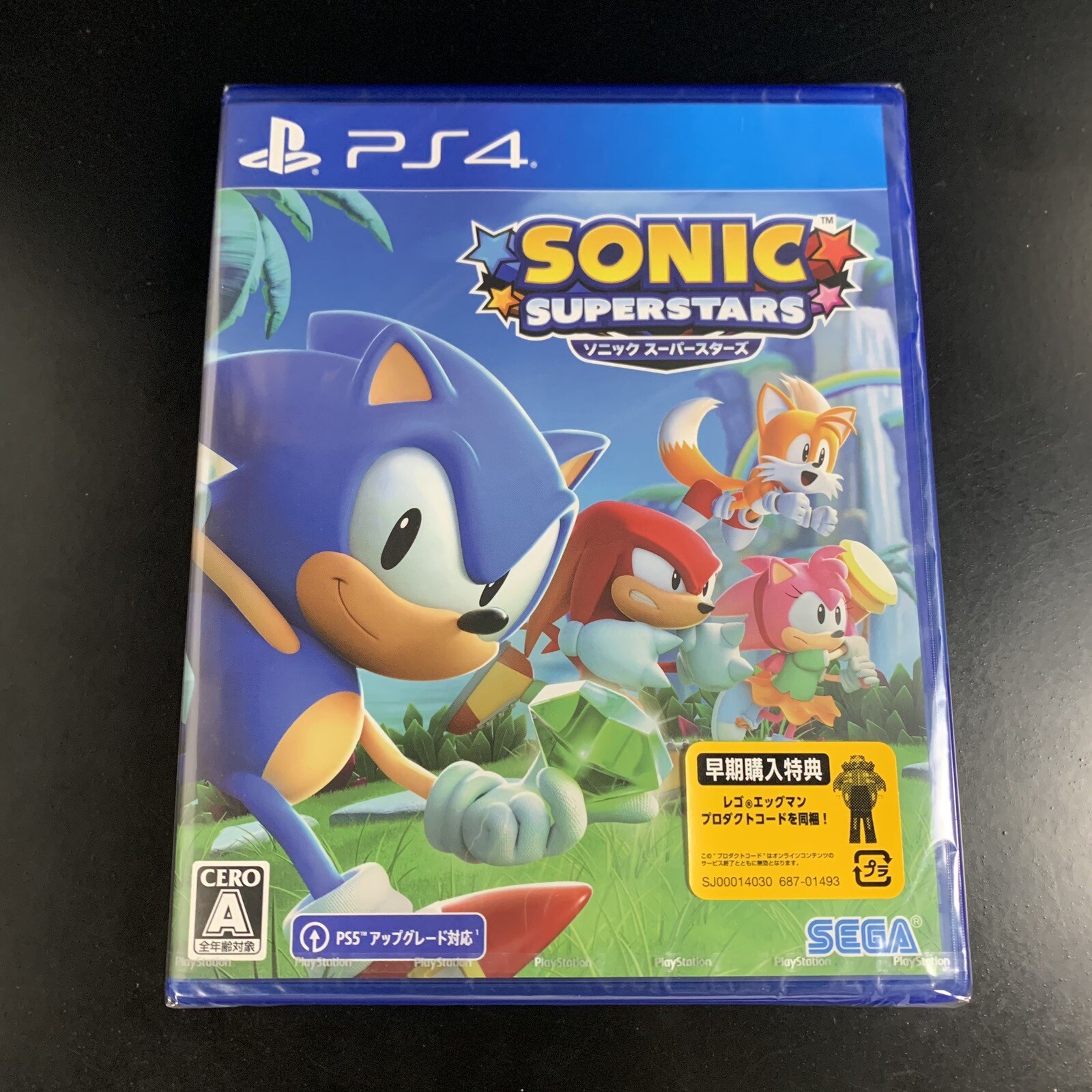 Unopened PS4 Sonic Superstars Sony PlayStation 4 Sega Sealed Platformer JP