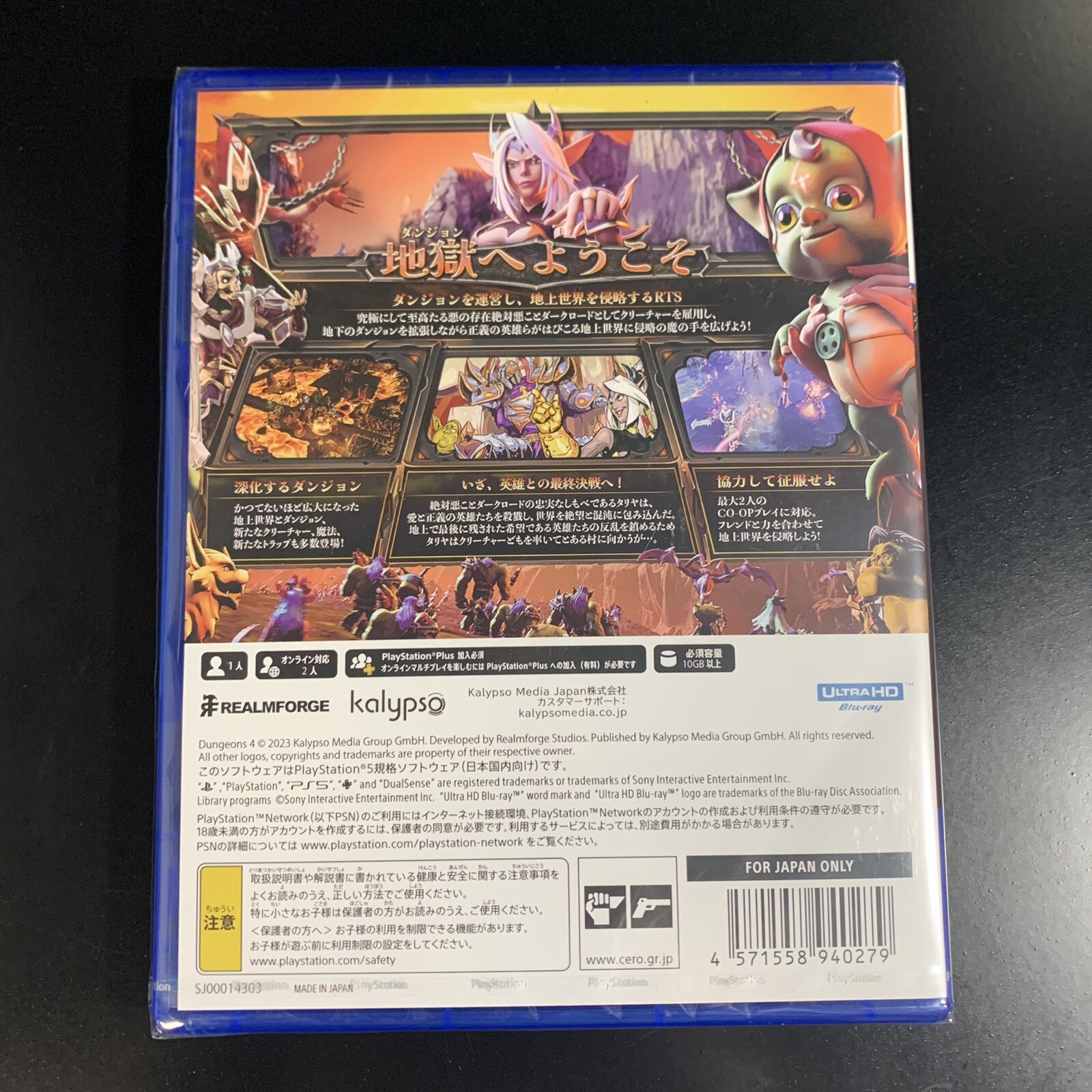 Unopened PS5 Dungeons 4 Deluxe Edition Sony PlayStation 5 Kalypso Media Sealed
