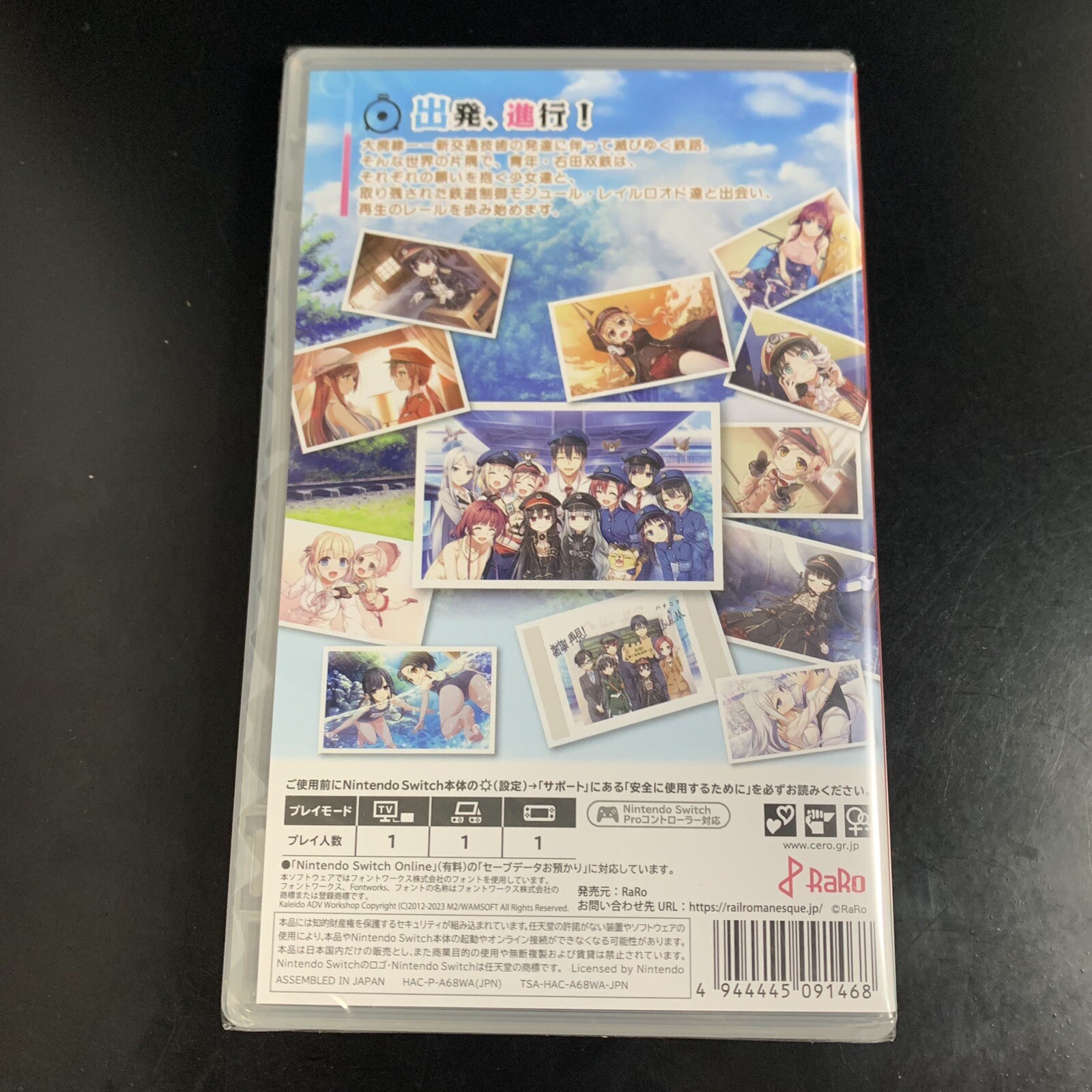 Unopened SW Rail Romanesque Origin Nintendo Switch Views Sealed Visual Novel JP