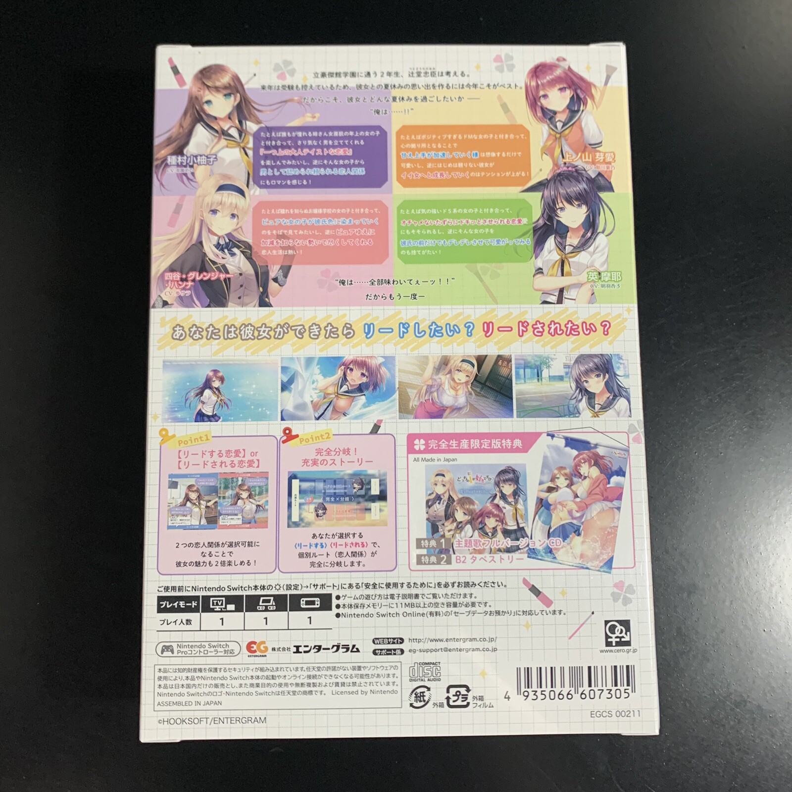Unopened SW Dottino i Gasukidesuka? Limited Edition Nintendo Switch Entergram