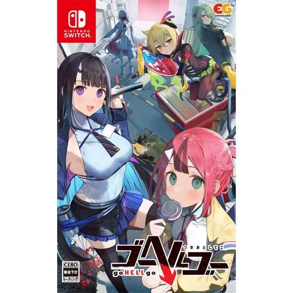Unopened SW goHELLgo Tsukiotoshiteko Nintendo Switch Entergram Sealed Action