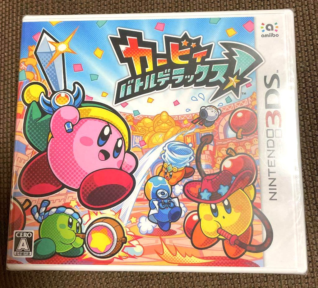 Unopened 3DS Kirby Battle Deluxe! Nintendo Sealed Action JP w/tracking