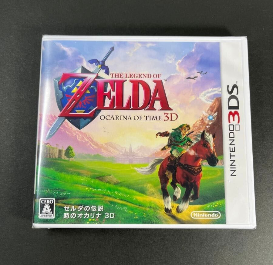 Unopened 3DS The Legend of Zelda Ocarina of Time 3D Nintendo Sealed Action RPG