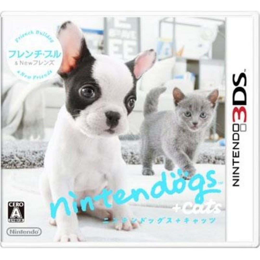Unopened 3DS Nintendogs + Cats French Bulldog & New Friends Nintendo Sealed