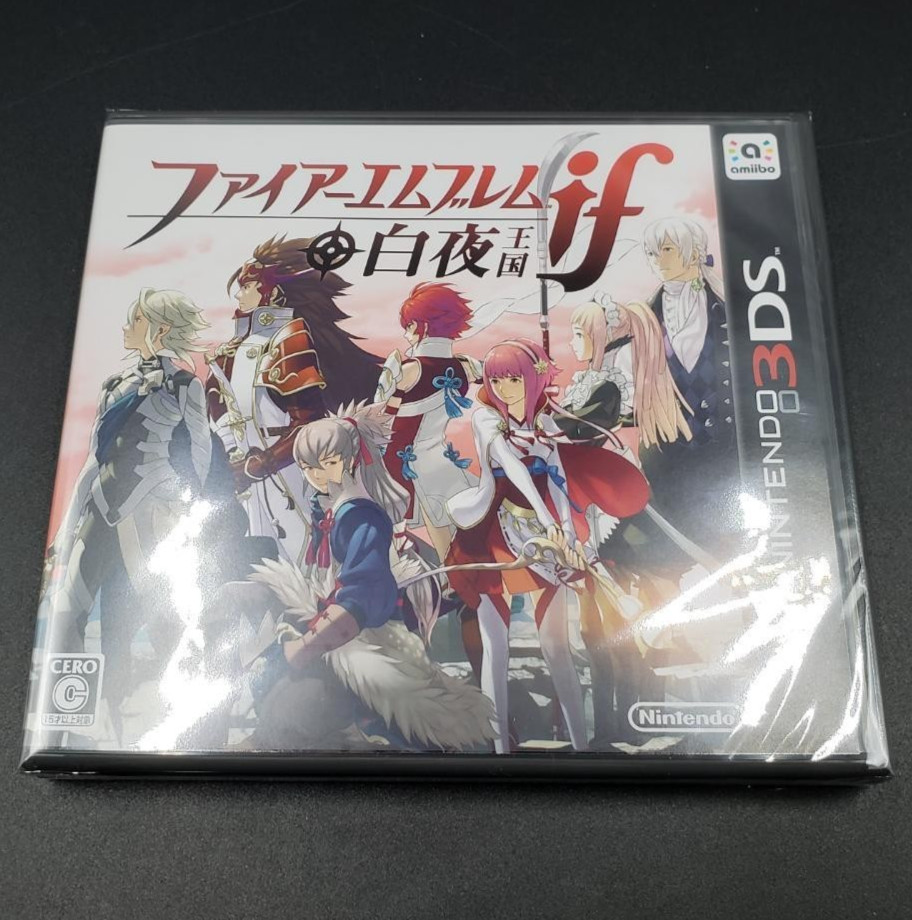 Unopened 3DS Fire Emblem if Hakuya Oukoku Nintendo Sealed JP w/tracking