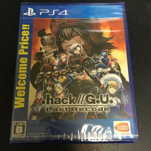 Unopened PS4 .hack//G.U. Last Recode Welcome Price!! Sony PlayStation 4 Bandai