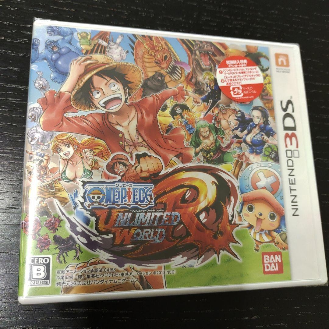 Unopened 3DS One Piece Unlimited World R Nintendo Bandai Namco Sealed Action