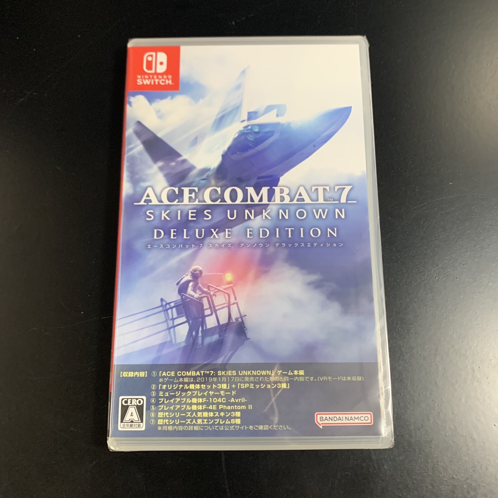 Unopened SW Ace Combat 7 Skies Unknown Deluxe Edition Nintendo Switch Bandai