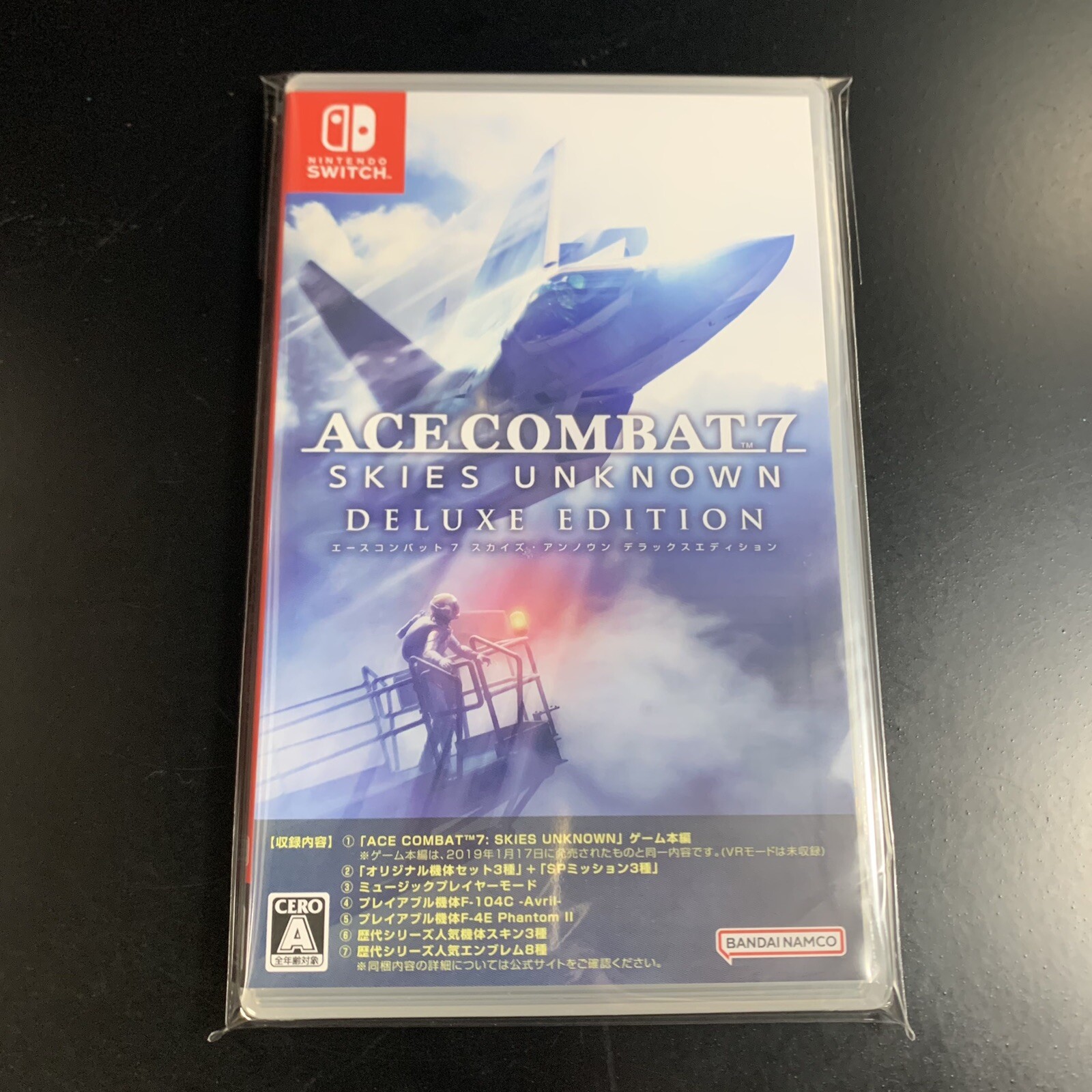 Unopened SW Ace Combat 7 Skies Unknown Deluxe Edition Nintendo Switch Bandai