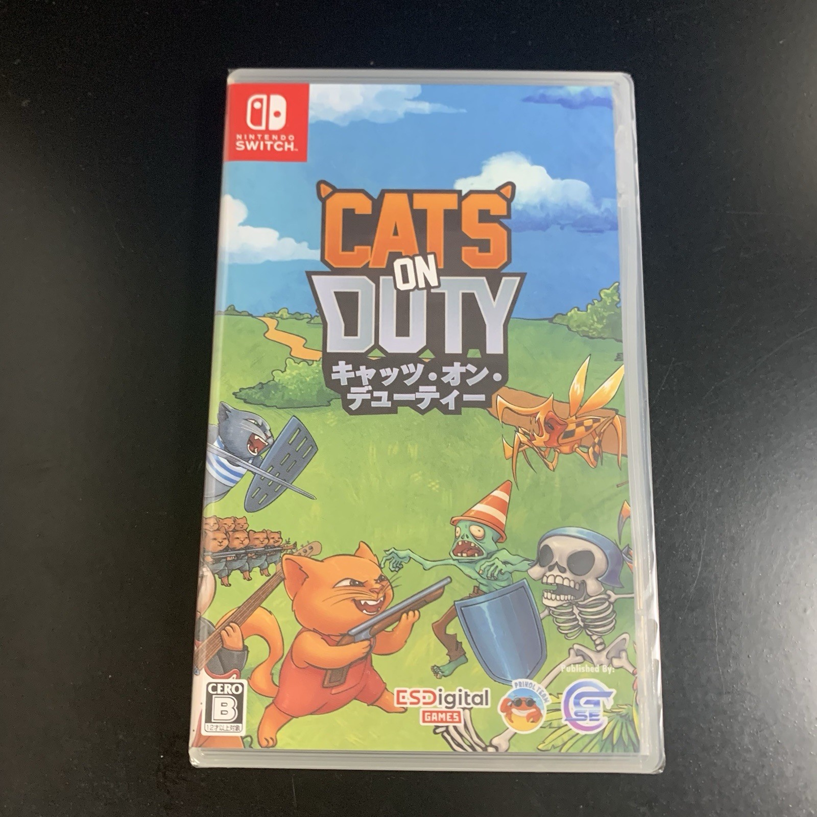 Unopened SW Cats on Duty Nintendo Switch Game Source Entertainment Sealed