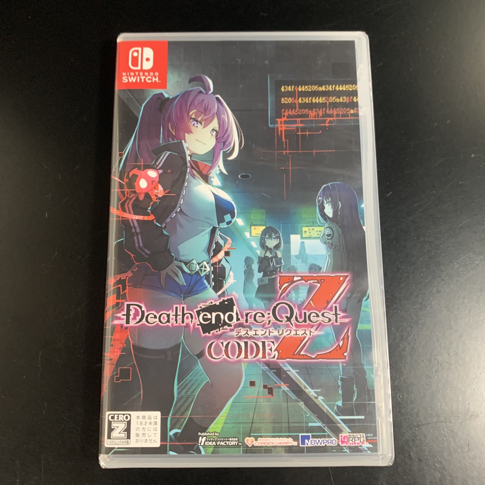 Unopened SW Death end re;Quest Code Z Nintendo Switch Compile Heart Sealed RPG