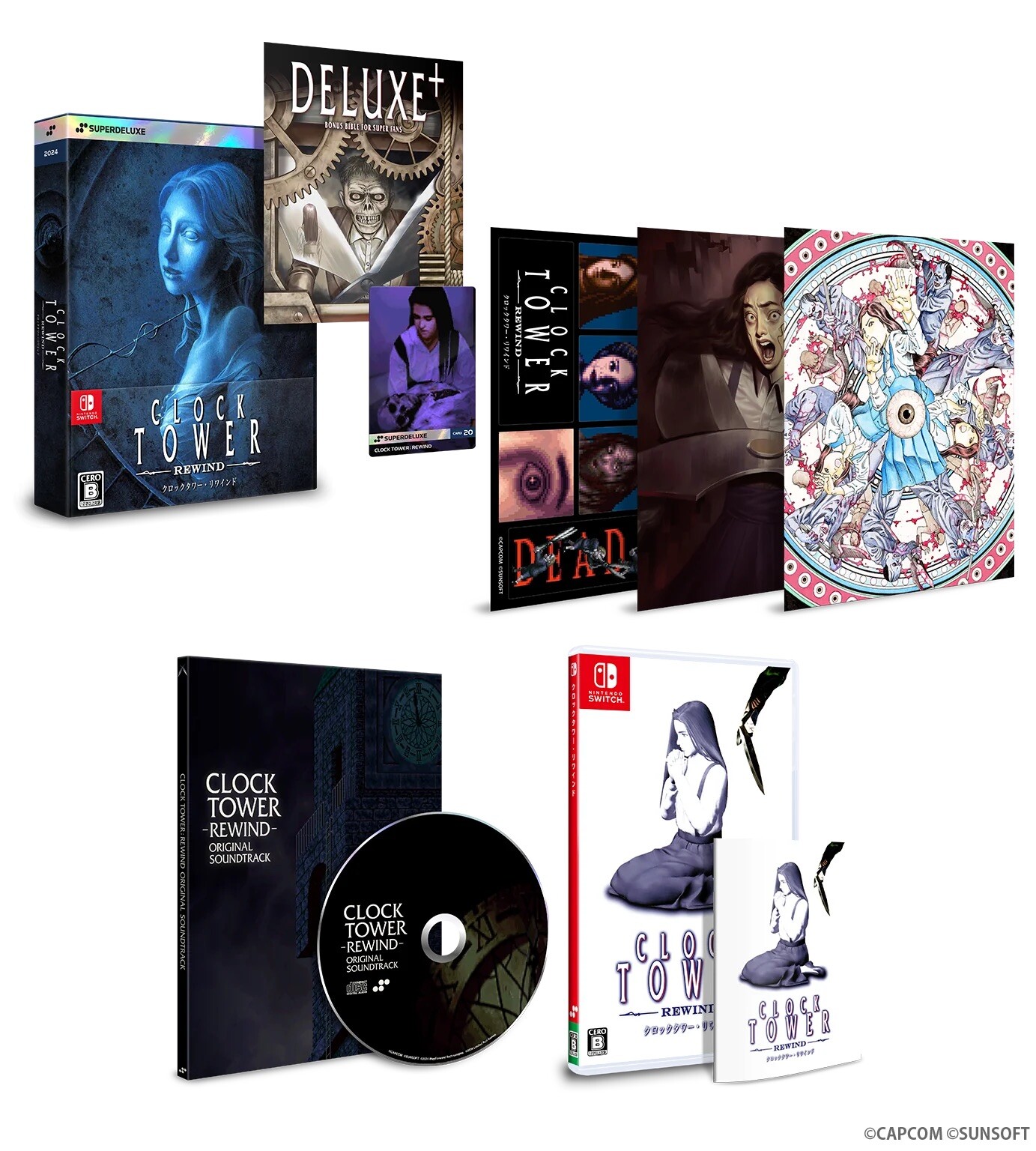 Unopened SW Clock Tower Rewind DELUXE EDITION Nintendo Switch SUPERDELUXE GAMES