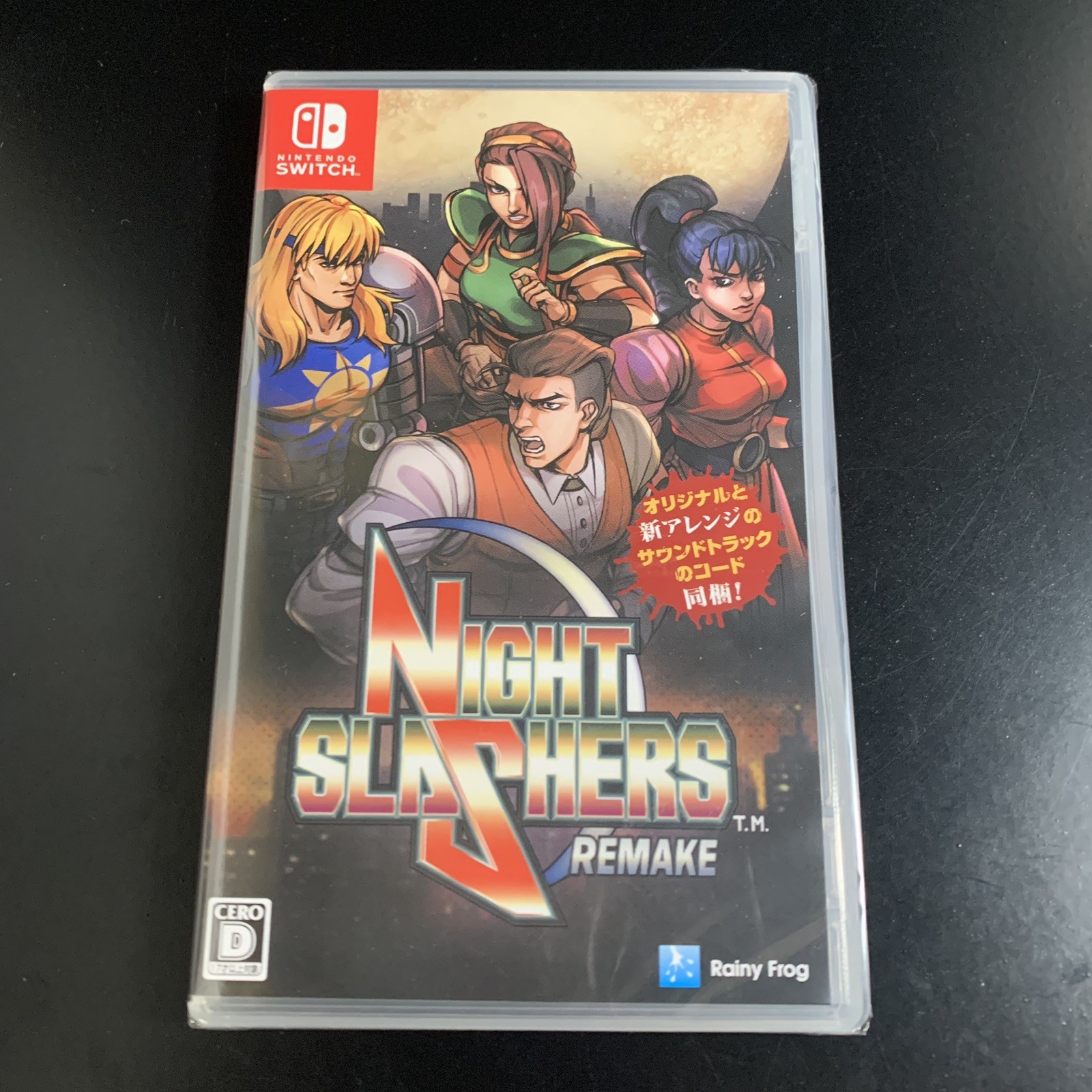 Unopened SW Night Slashers Remake Nintendo Switch Rainy Frog Sealed Beat 'Em Up