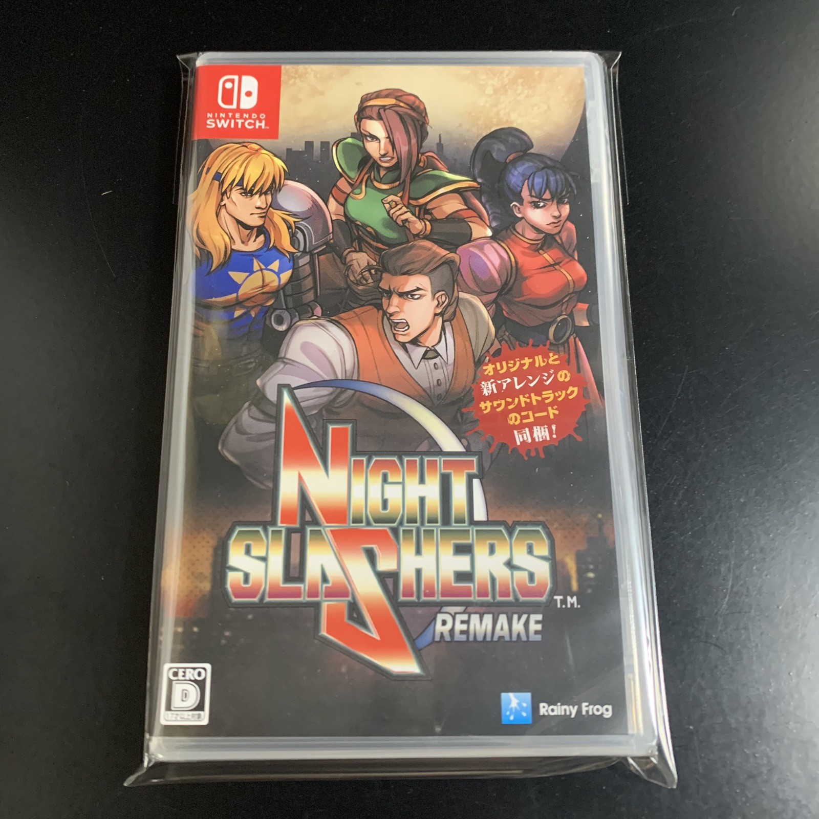 Unopened SW Night Slashers Remake Nintendo Switch Rainy Frog Sealed Beat 'Em Up