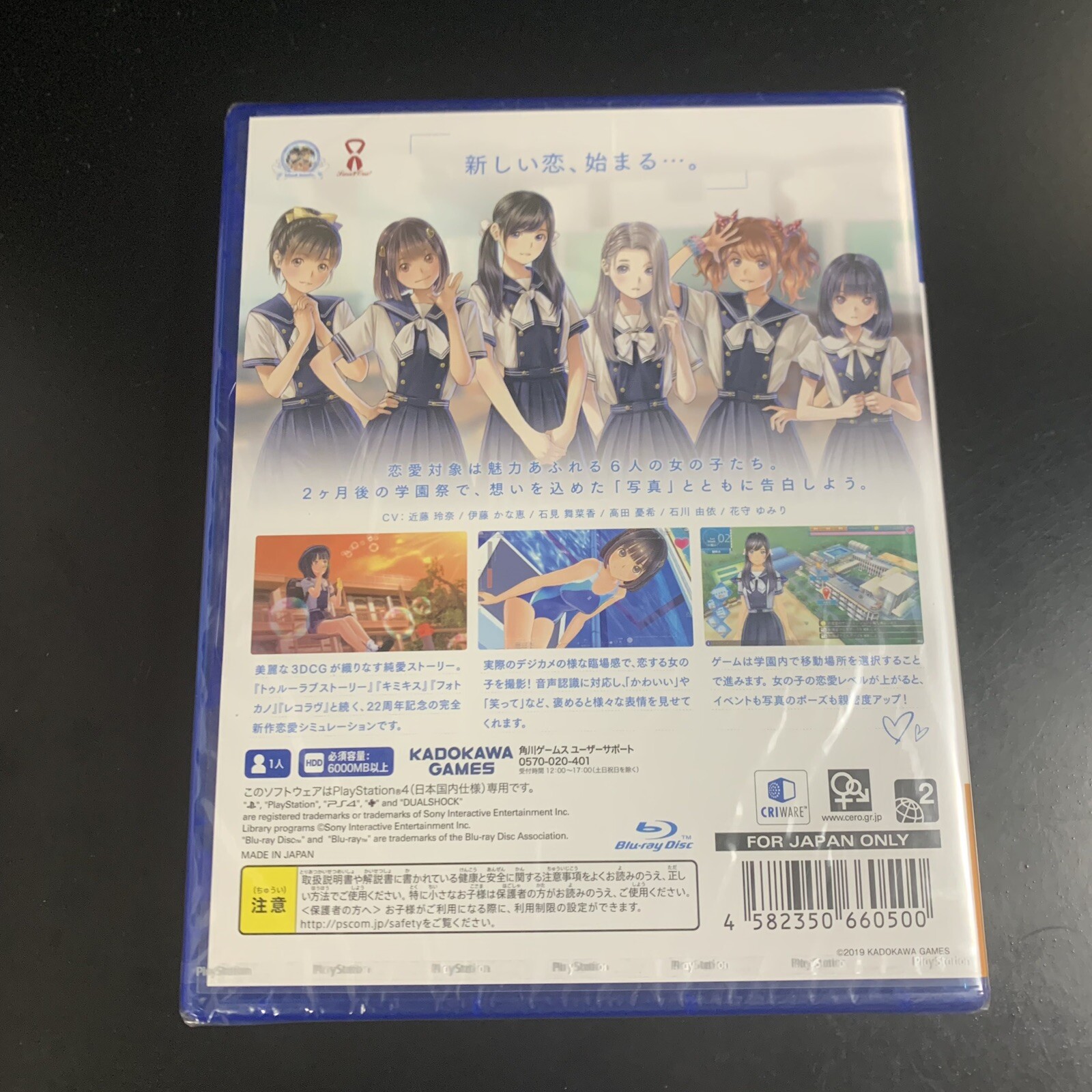 Unopened PS4 LoveR Sony PlayStation 4 KADOKAWA GAMES Sealed Otome JP w/tracking