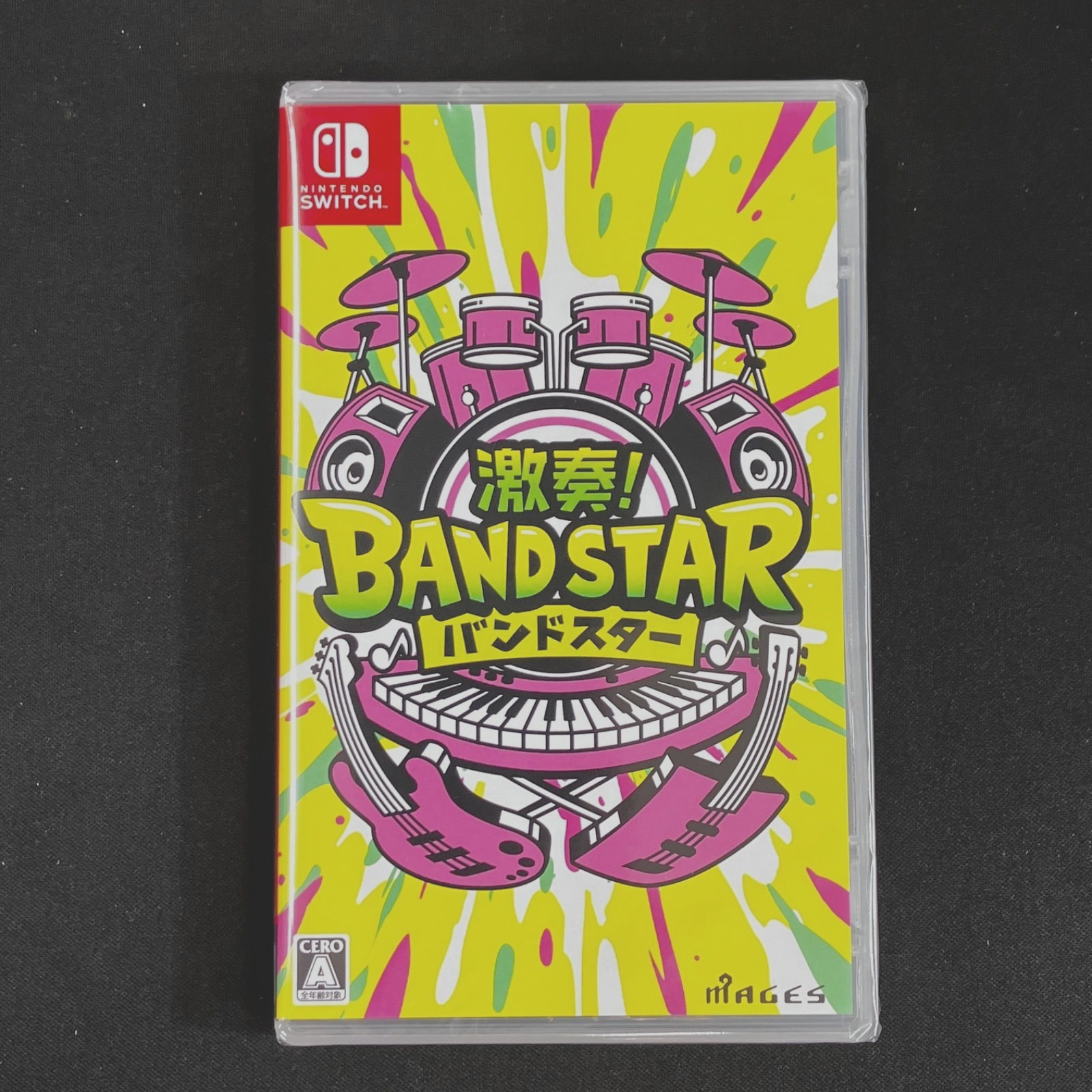 Unopened SW Gekisou! BAND STAR Nintendo Switch MAGES Sealed Music Dance JP