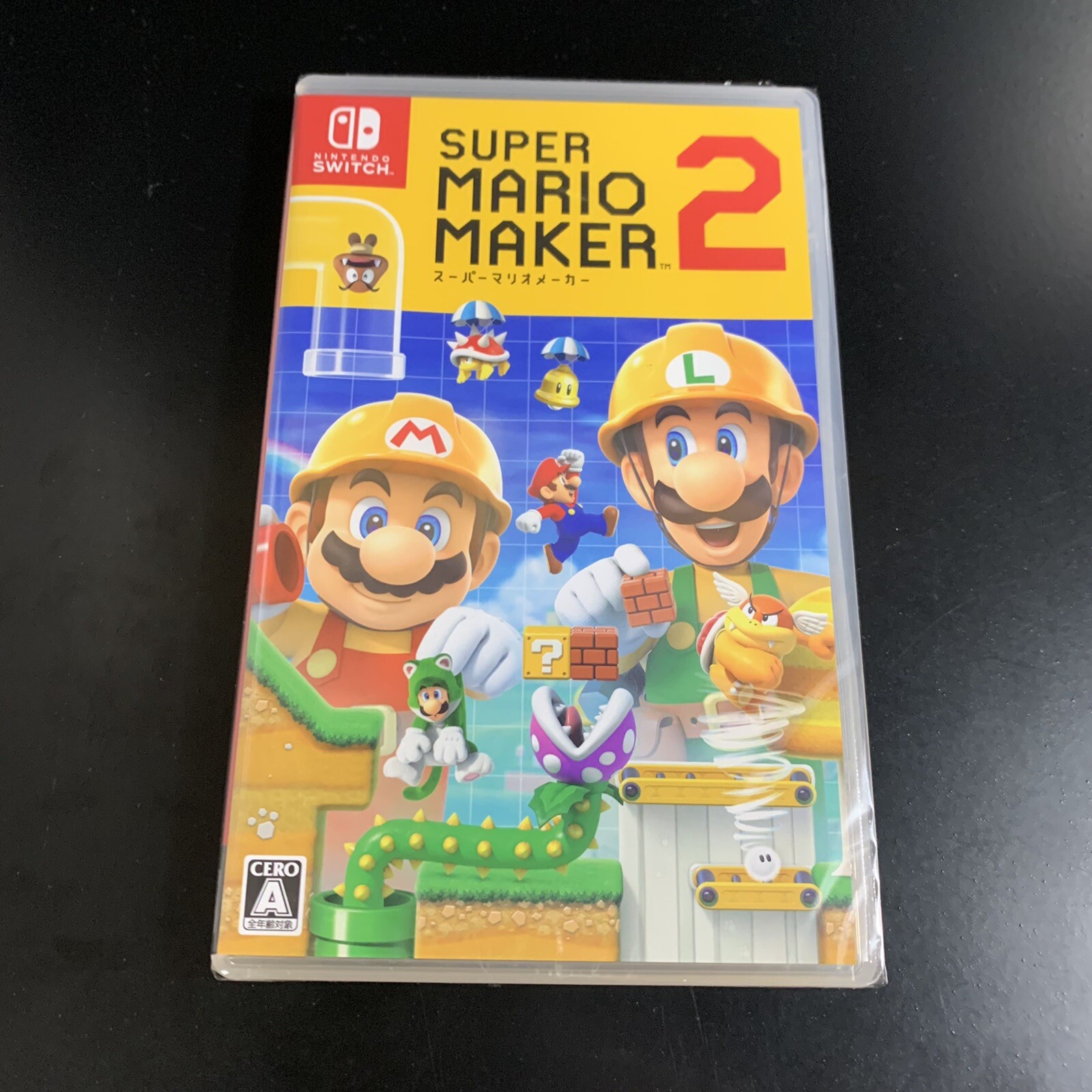 Unopened SW Super Mario Maker 2 Nintendo Switch Sealed Platformer JP w/tracking